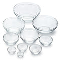 Le Gigogne® Clear Stackable Glass Bowl Set, Set of 10