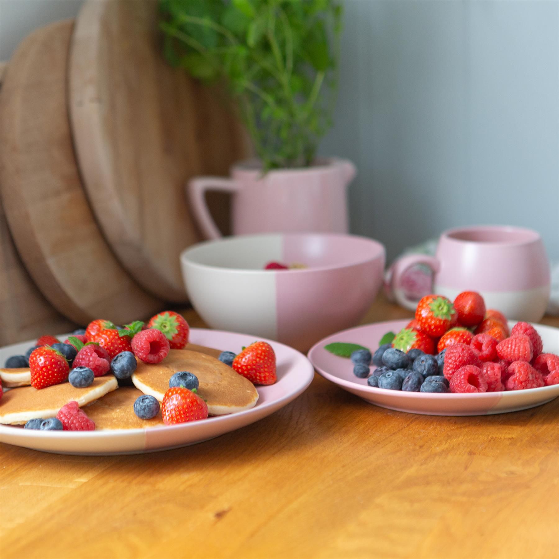 16.5cm Colour Block Stoneware Cereal Bowl