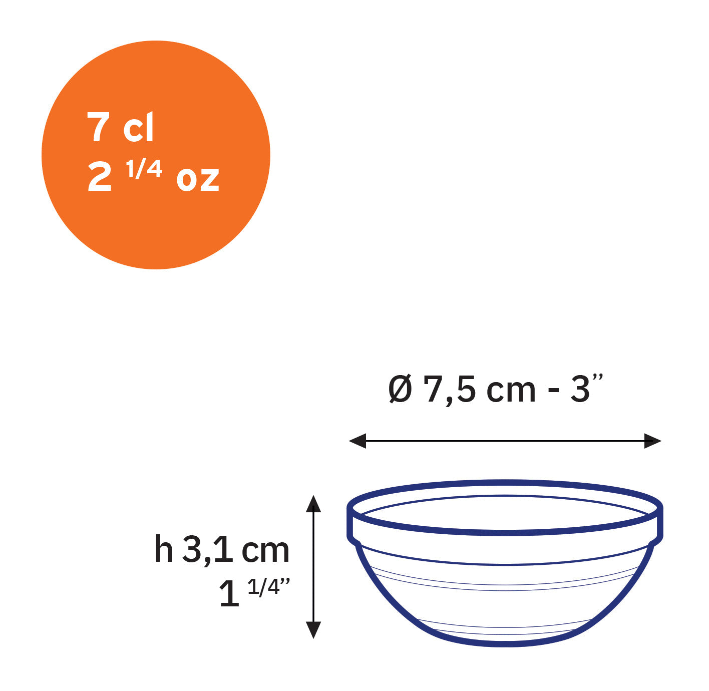 Le Gigogne® Clear Stackable Glass Bowl Set, Set of 9