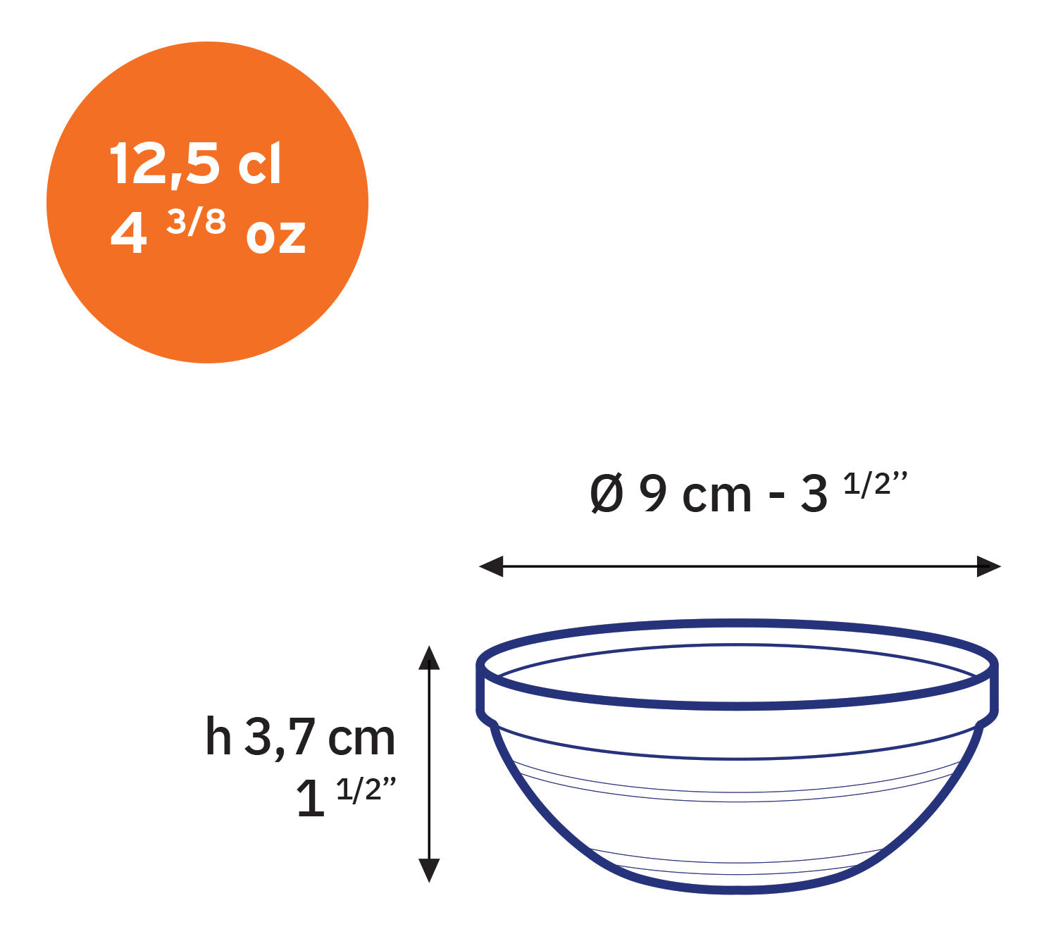 Le Gigogne® Clear Stackable Glass Bowl Set, Set of 10