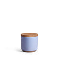 Container with Wooden Lid