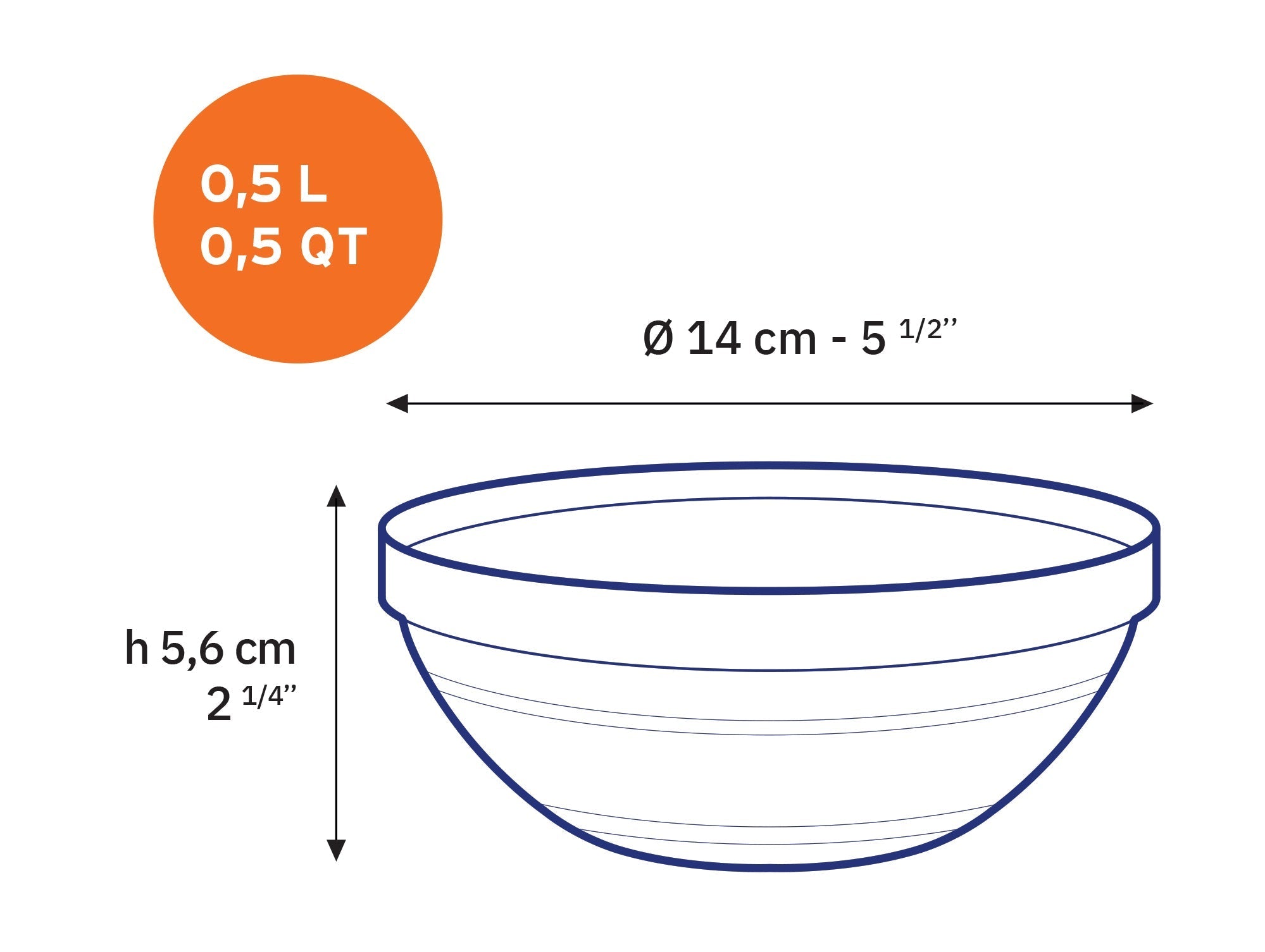 Le Gigogne® Clear Stackable Glass Bowl Set, Set of 10