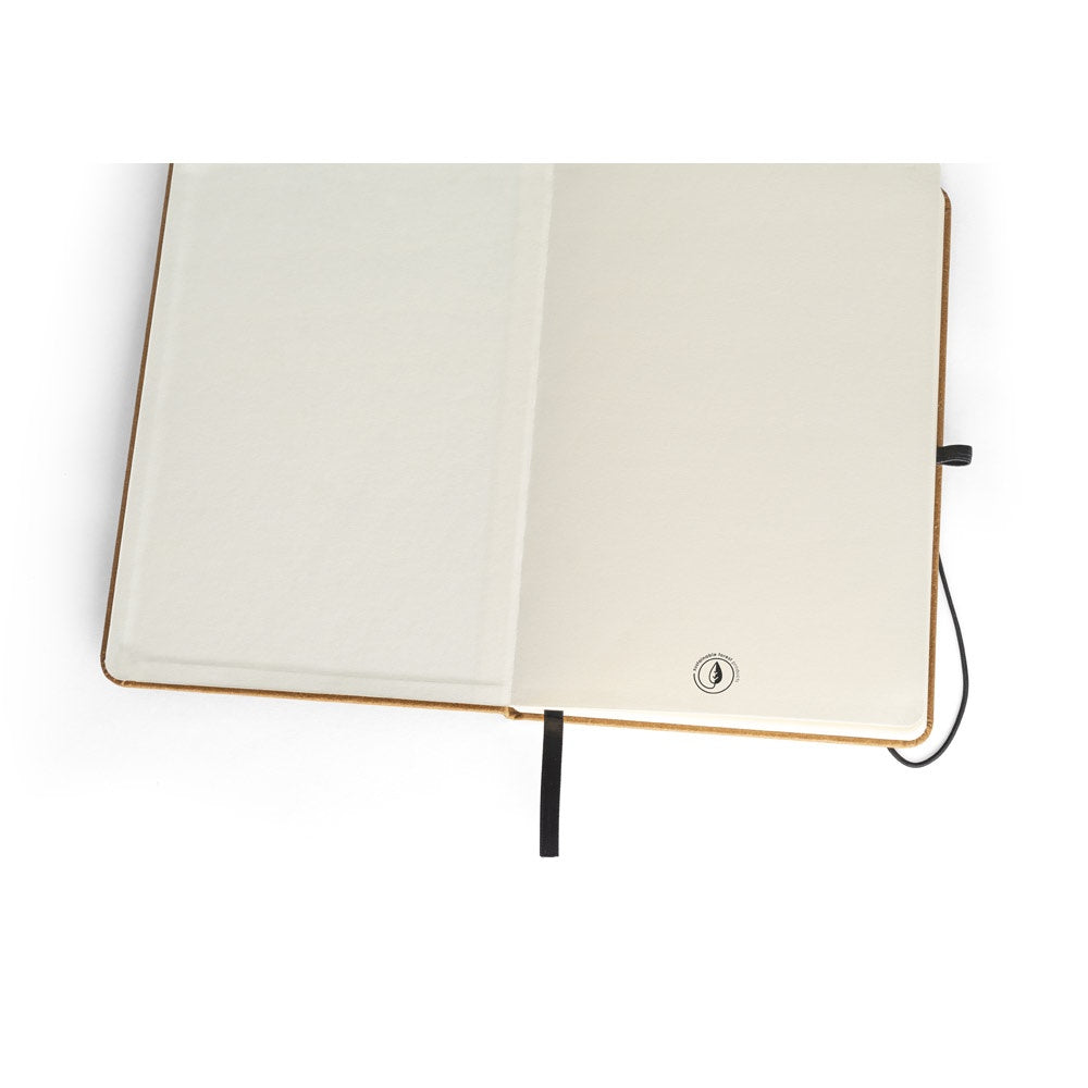 MATISSE. A5 notebook in 75% recycled leather with lined sheets