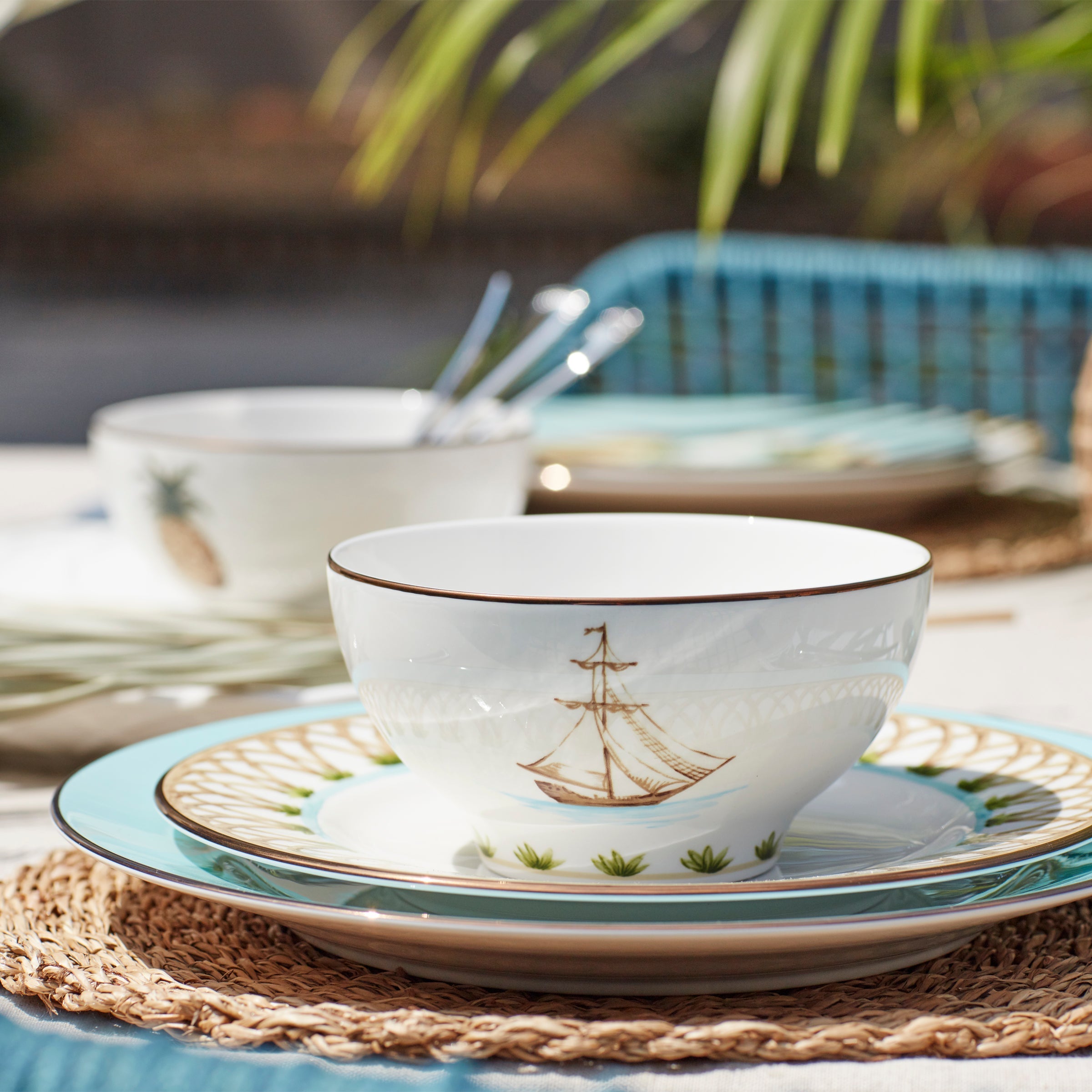 British Colonial Tradewind Dinner Plate