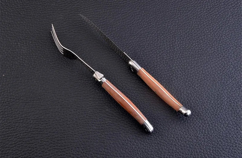 Heritage  Laguiole Wood & Stainless Steel Cutlery Set