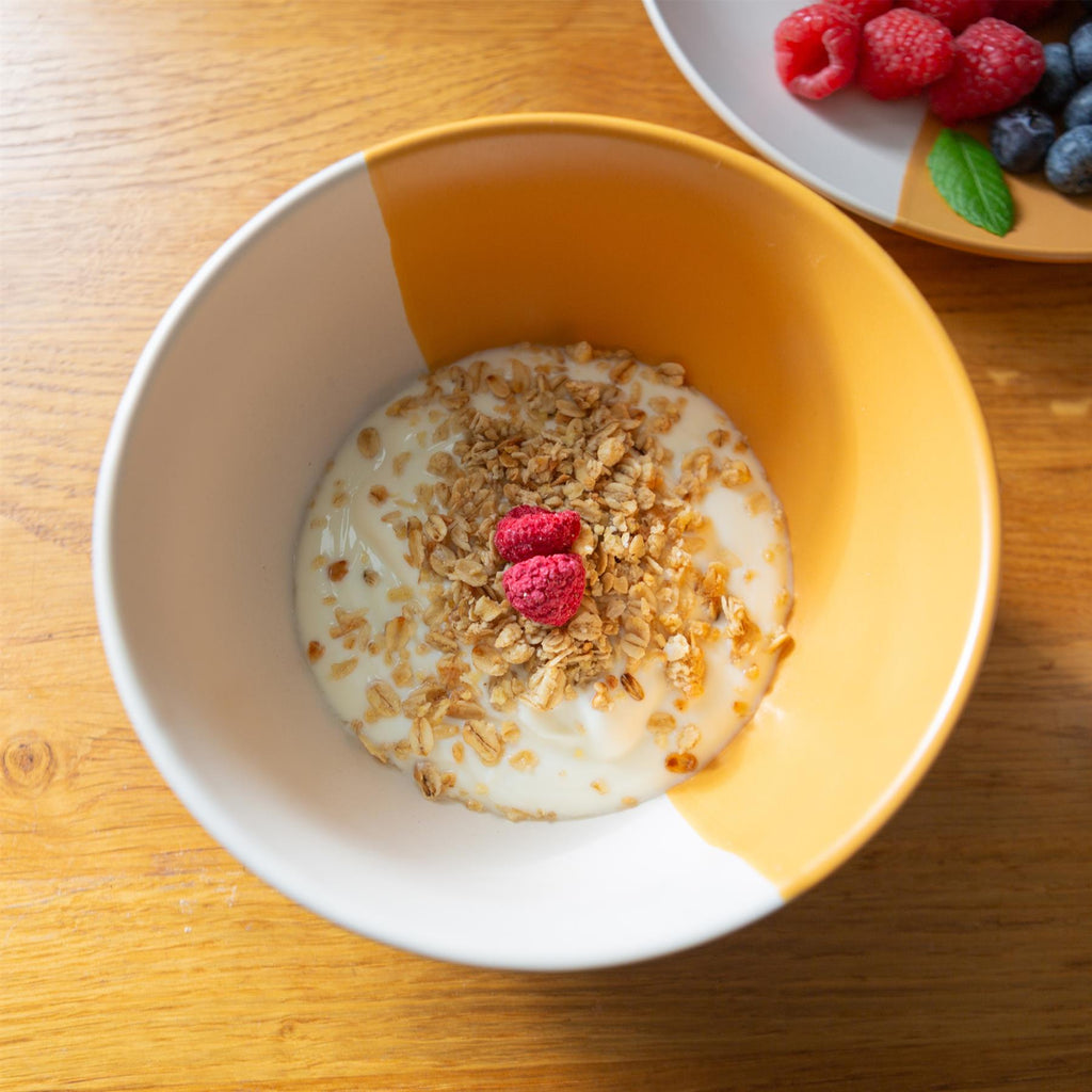 16.5cm Colour Block Stoneware Cereal Bowl