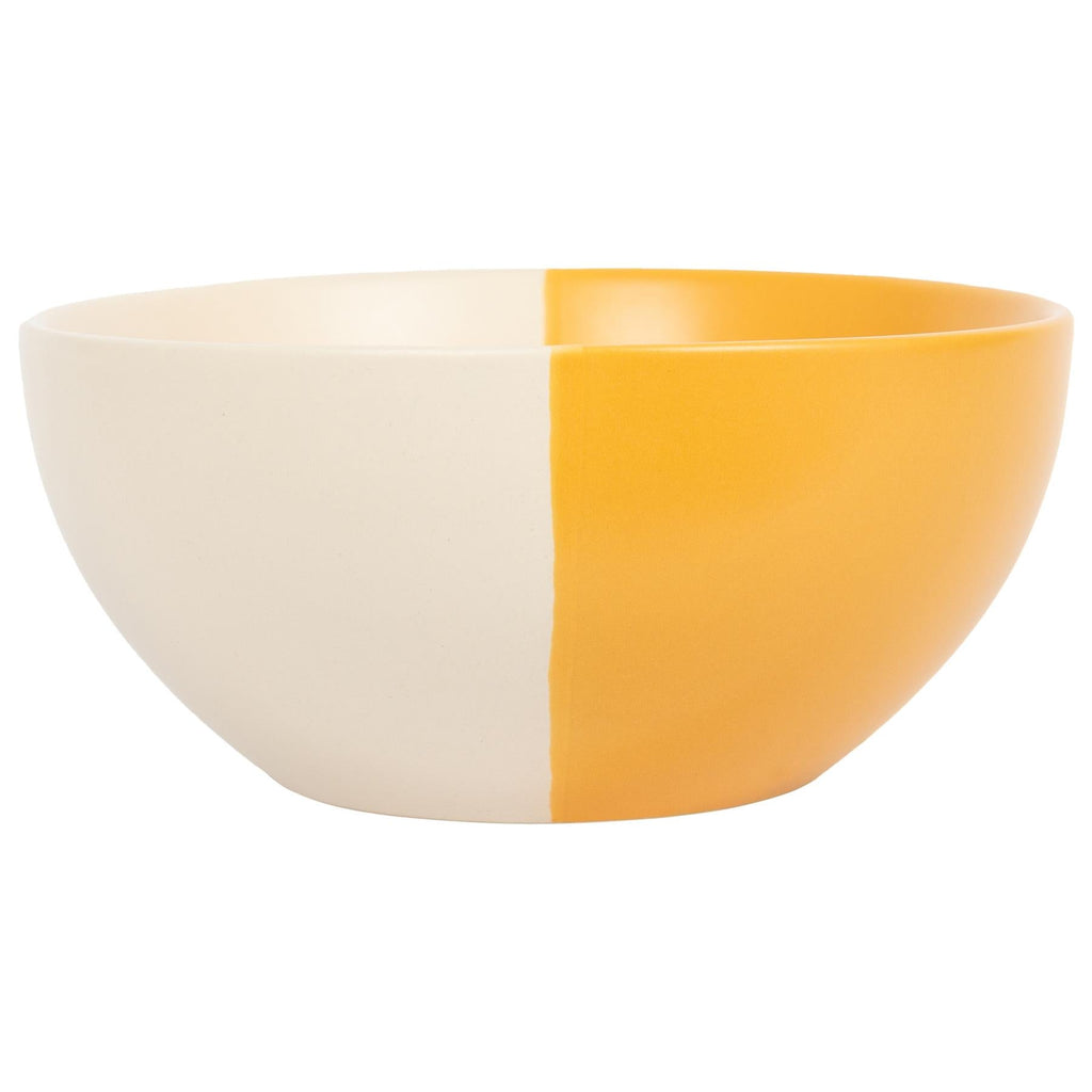16.5cm Colour Block Stoneware Cereal Bowl