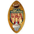 Made in USA Wall Mounted Football Shaped Beer Bottle Opener
