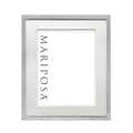 White Leather Frame- 8x10